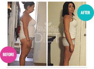 Real customer transformation results using The Smoothie Diet program